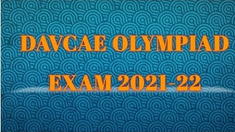 Conduct of DAVCAE Olympiad Exam 2021-22