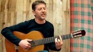 L'épave  - G.BRASSENS  (guitar & vocal cover)