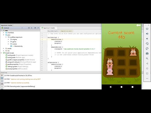 TAP THE BUNNY GAME IN ANDROID WITH SOURCE CODE