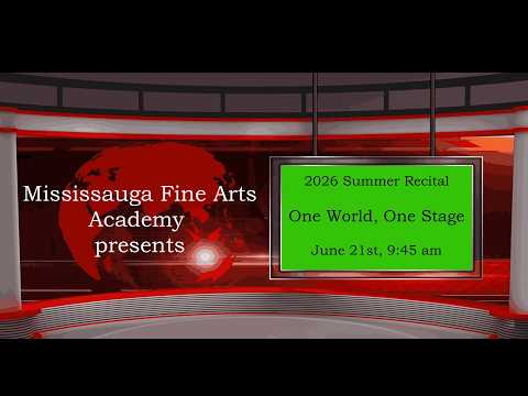 MFAA 2026 Summer Recital June 21st at 9:45 am