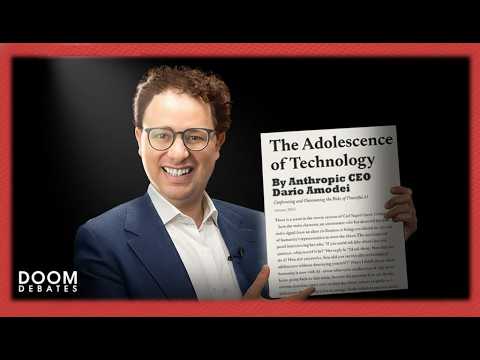 Dario Amodei BUNGLES another essay — MIRI's Harlan Stewart reacts to “The Adolescence of Technology”