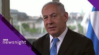 Israeli PM Netanyahu on the Iran nuclear deal and IsraeliPalestinian conflict  BBC Newsnight
