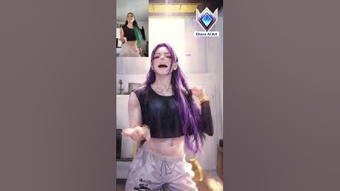 AI Dance Duett @Di1araa.s My fav dance, Stable Diffusion extensions Controlnet #aidance #dance #ai