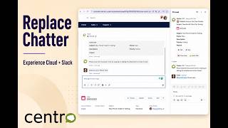 Replace Chatter in Experience Cloud with Slack + Salesforce