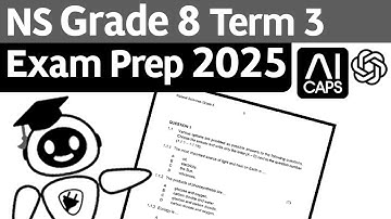 NS Grade 8 Term 3 2025  Exam Prep | Scope, Questions and Answers