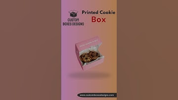 Custom Printed Cookie Boxes | Custom boxes Designs #businessgrowth #sale #usabrand