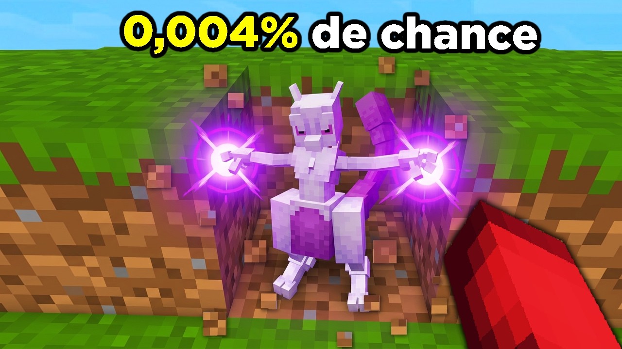 Pokémon mais chaque DROPS est ALÉATOIRE sur Minecraft