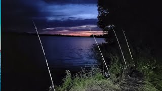 Рыбалка с ночевкой  Крупный карась и лещ Рыбалка на донки