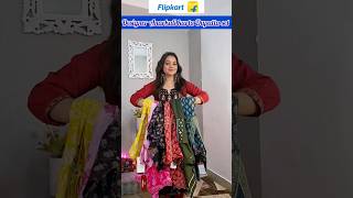 Anarkali kurta Dupatta set haul #trendingshorts #shortvideo #flipkart