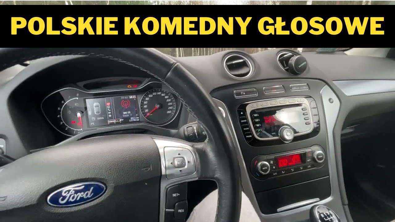 POLSKIE KOMENDY GŁOSOWE w Ford Mondeo MK4