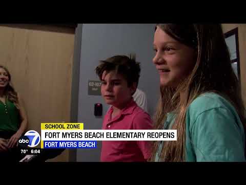 Fort Myers Beach Elementary School welcomes students