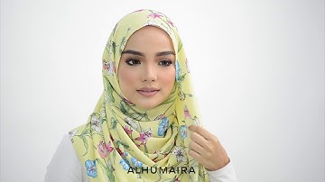 MELBEE SEMI-INSTANT SHAWL Styling Tutorial Style 1