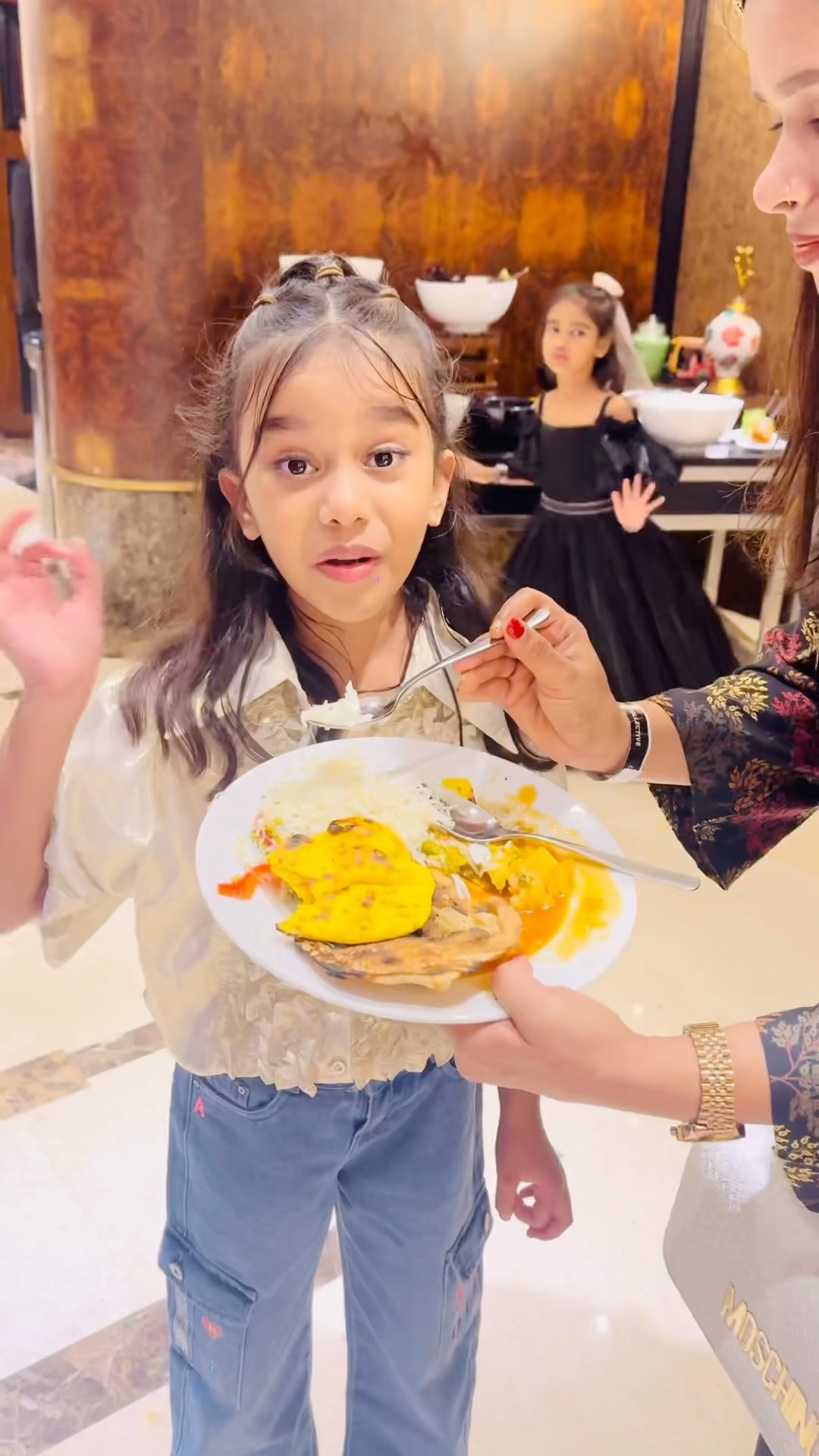 Amaira n yt event m bhi khaye chawal?? #shorts #thegeetagurjar