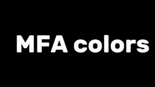 MFA signed up characters ￼