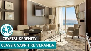 Crystal Serenity | Classic Sapphire Veranda Suite | Full Suite Tour &amp; Review | 4K