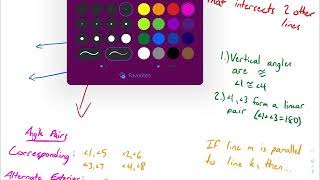 Transversal Notes