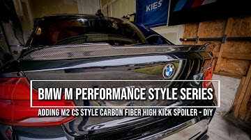 M Performance CF series - CT Carbon spoiler - Add the M2 CS style carbon fiber to your BMW M2!
