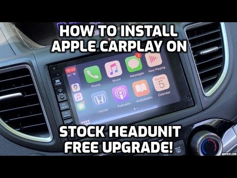 Как установить Apple CarPlay на штатную магнитолу Honda CRV EX EX-L 2015-2016 годов без навигации