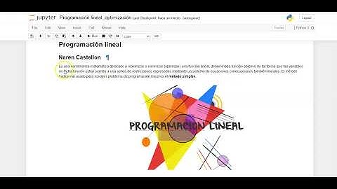 Programación lineal con Python