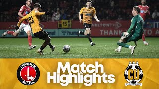 Match Highlights | Charlton Athletic 2-0 Cambridge United