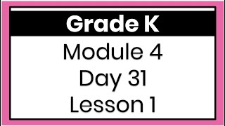 K Module 4 Lesson 31 Spanish Example