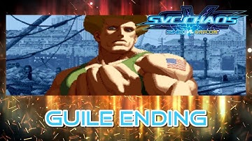 SNK vs. Capcom - SVC Chaos - Guile Ending - Arcade