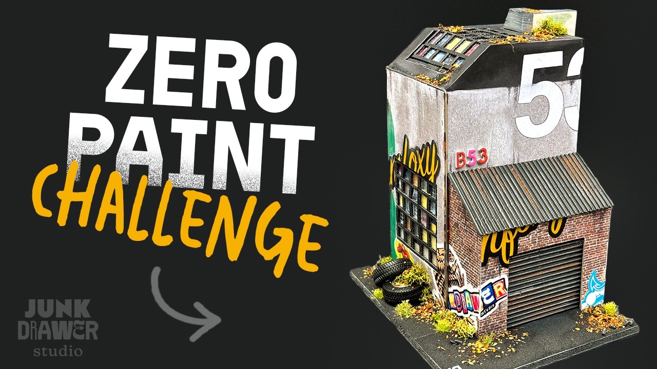 Can I Build a Realistic Diorama WITHOUT Paint?
