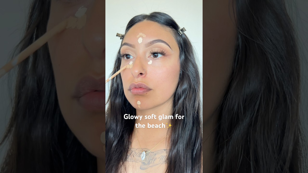 Book inspired glowy soft glam 