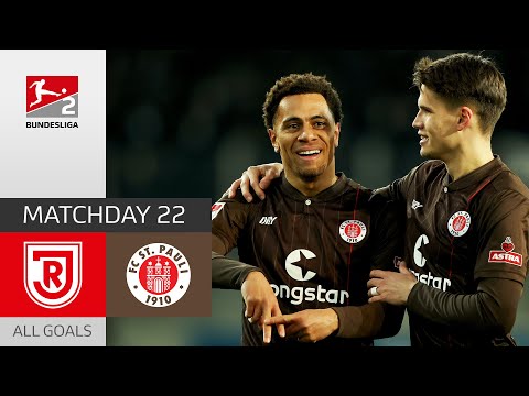 Back on 1st Place | Jahn Regensburg - St. Pauli 2-3 | Highlights | MD 22 –  Bundesliga 2 - 2021/22
