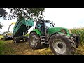 Claas jaguar 950 plus vs mit stalk buster die maisernte mit deutz  fendt teamwork bei silage 2023