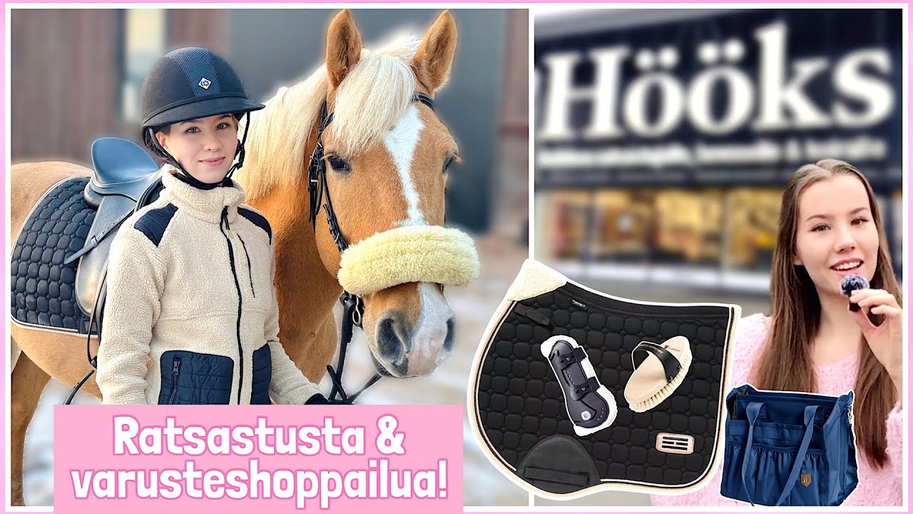 Tuiskulla ratsastusta ja uusien varusteiden etsintää🐴🛍️