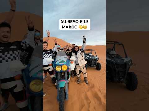 C’était beau, merci d’avoir suivi cette aventure avec nous 🥹❤️ #moto #roadtrip #voyage #maroc