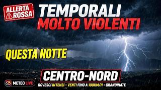 VERY VIOLENT storms TODAY - Risk of FLOODING in the CENTER-NORTH