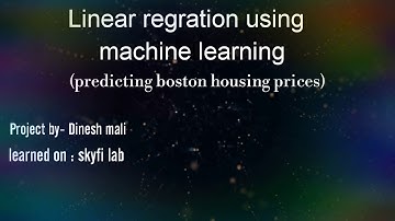 Machine Learning using Python - Project assignment for Skyfi Labs Online Course - by  Dinesh mali