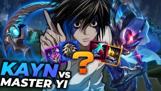 COMO JOGAR DE KAYN CONTRA MASTER YI - O JEITO CERTO DE BUILDAR