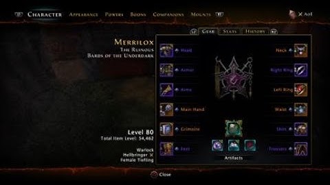 MOD20 Neverwinter Warlock Hellbringer Build 3 AoE. 7th August 2021