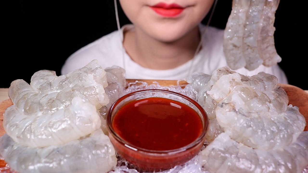 생새우회 먹방 Raw Shrimp MUKBANG