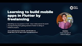 Learning To Build Mobile Apps in Flutter by Freelancing by Shahidan screenshot 2