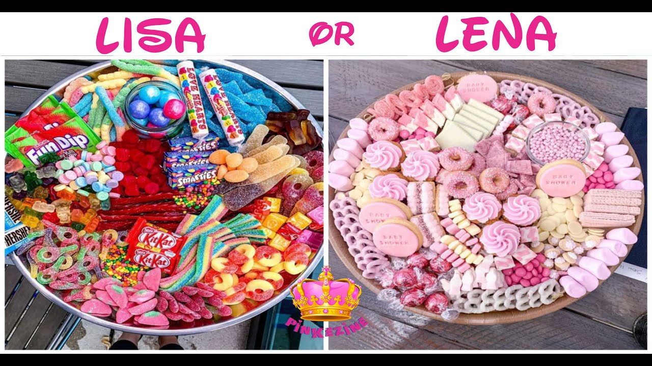 LISA OR LENA 🥰😱🤩/what food you like more ? / #food #comida #16