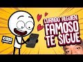 Cuando te sigue alguien famoso | Casi Creativo