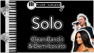 Solo - Clean Bandit & Demi Lovato - Piano Karaoke Instrumental