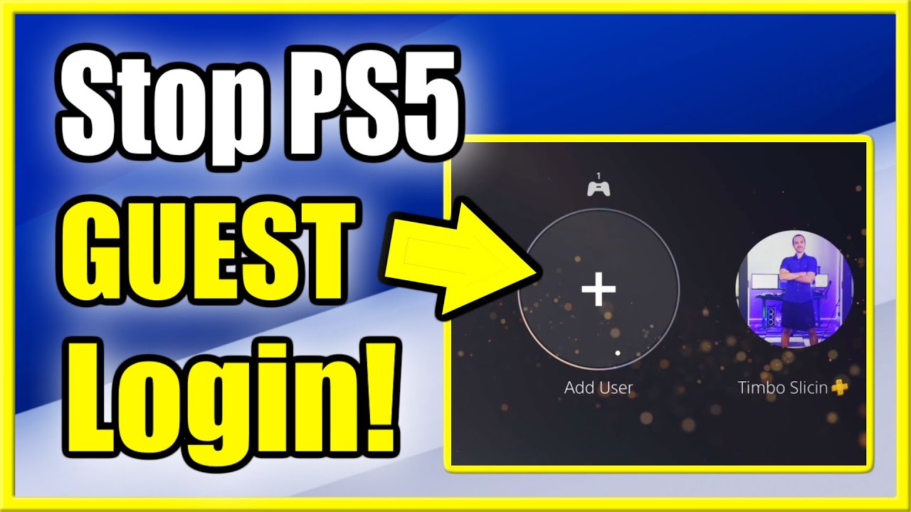 How to Delete Guest Account on PS5 & Stop LOGIN (PS5 Tutorial!) - YouTube