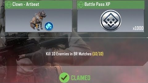 Call Of Duty Mobile Kill 10 Enemies in BR Matches Task Complete