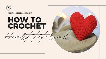 HOW TO CROCHET CLASSIC HEART KEYCHAIN || Beginner Pattern and Tutorial