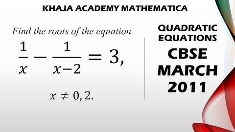 Find the roots of the equation 1/x-1/(x-2)=3,x≠0,2.