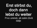 Rammstein - Ich Tu Dir Weh Serbian lyrics