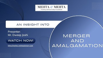 An Insight Into Merger and Amalgamation