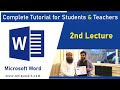 Word Lecture # 02 , Paragraphs , Alignment , Bullets and Numbering , Format Painting , Paste