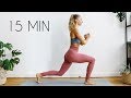 15 MIN AT HOME LEG/BUTT/THIGH WORKOUT No Equipment