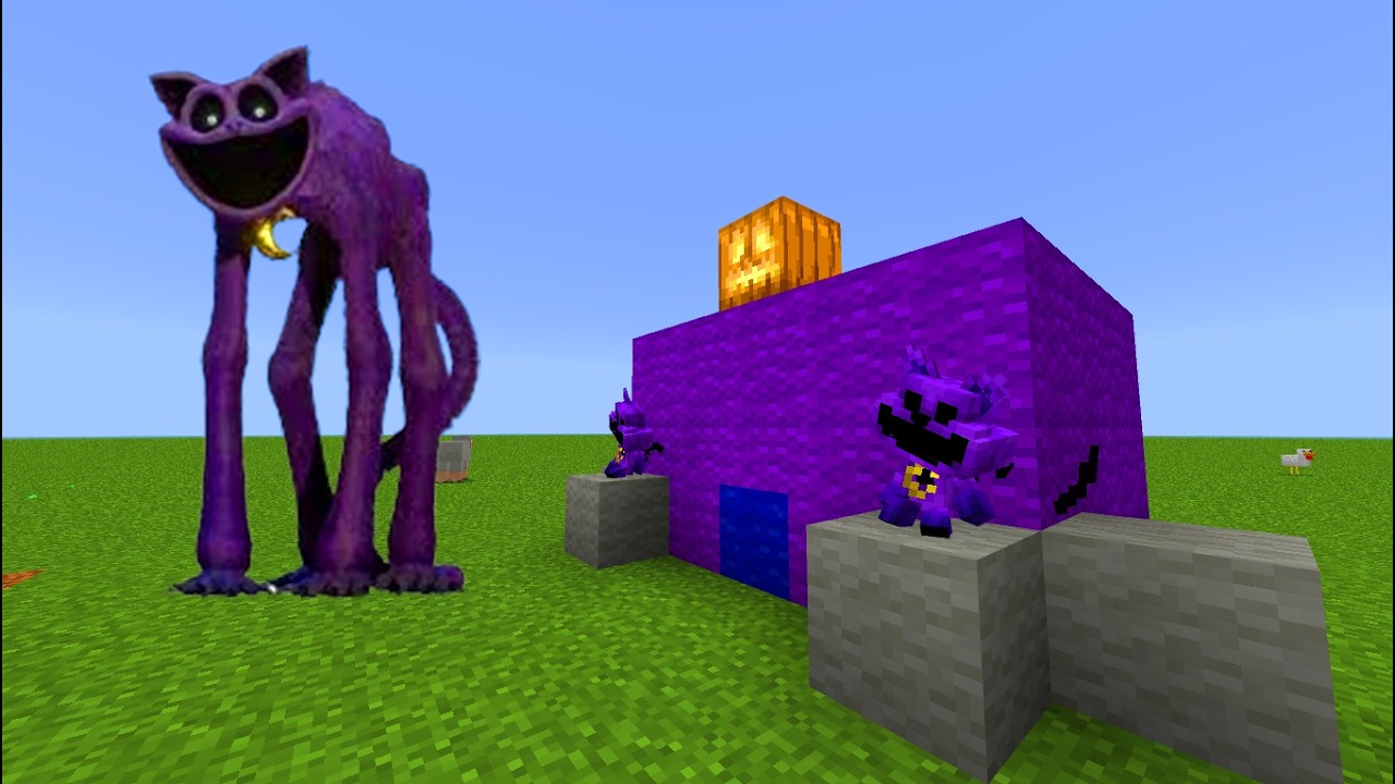Cat Nap Mc Java Mod How to spawn CatNap Poppy Playtime in minecraft PE MCPE - YouTube